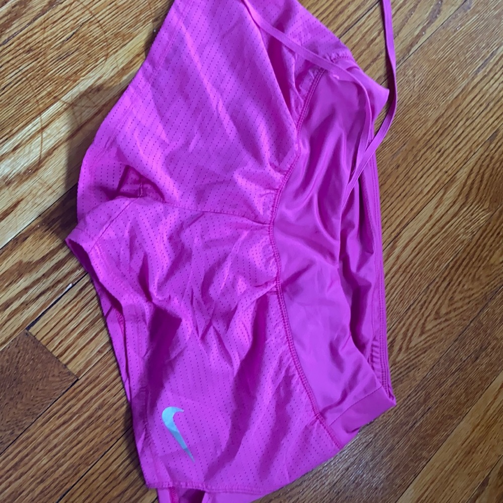 pink nike shorts